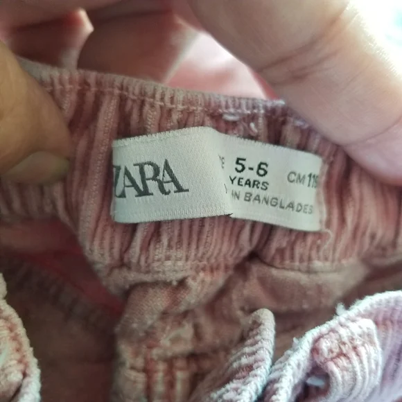 Zara | Wideleg Corduroy Pants - Picture 3 of 4